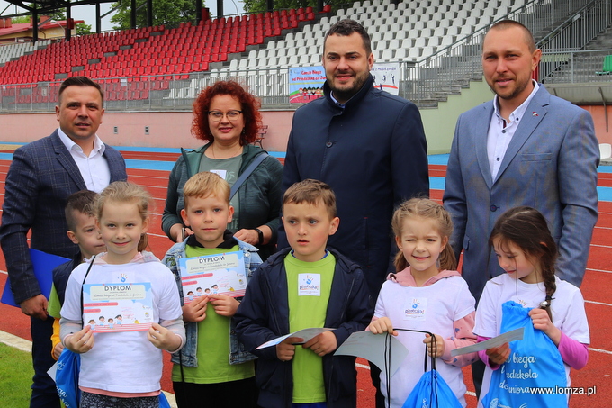 Dzień Dziecka z MOSiR Łomża - Bieg "Od przedszkola do juniora"