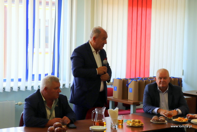 spotkanie władz Miasta Łomża i Powiatu Łomżyńskiego z dowódcami jednostek wojskowych stacjonujących w Łomży