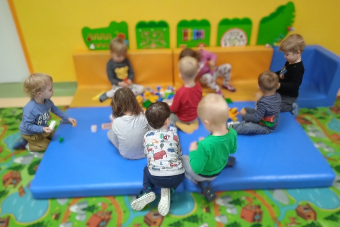 dzieci z Miejskiego Żłobka nr 1 w Łomży