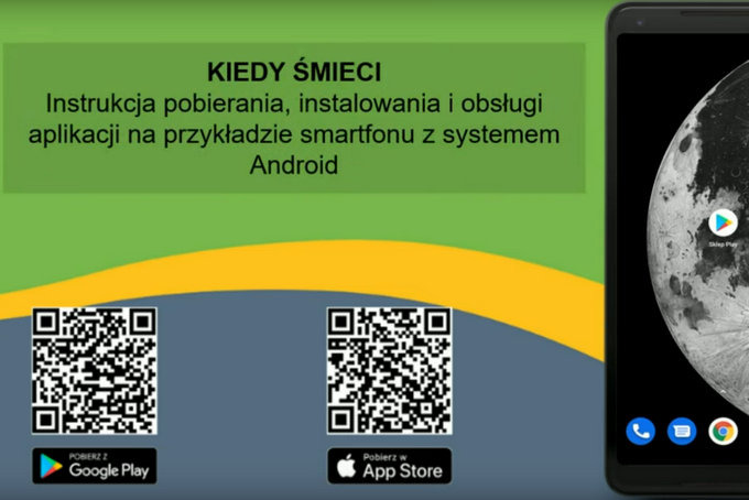 aplikacja "KIEDY ŚMIECI" na smartfony