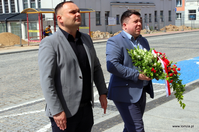 radny Marcin Dębek i zastępca prezydenta Andrzej Stypułkowski