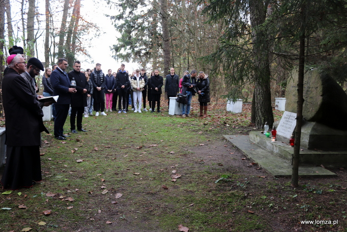 Las giełczyński jest miejscem eksterminacji tysięcy łomżyńskich Żydów