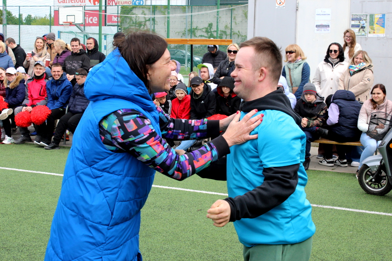 Spontaniczna radość po jednej ze zdobytych bramek