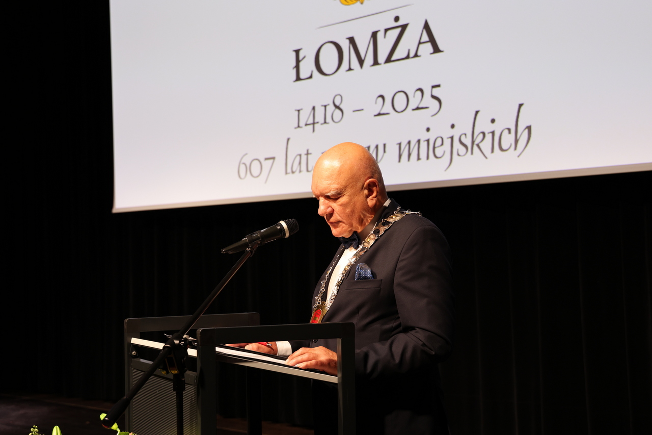 przewodniczący Rady Miejskiej Łomży Wiesław Grzymała