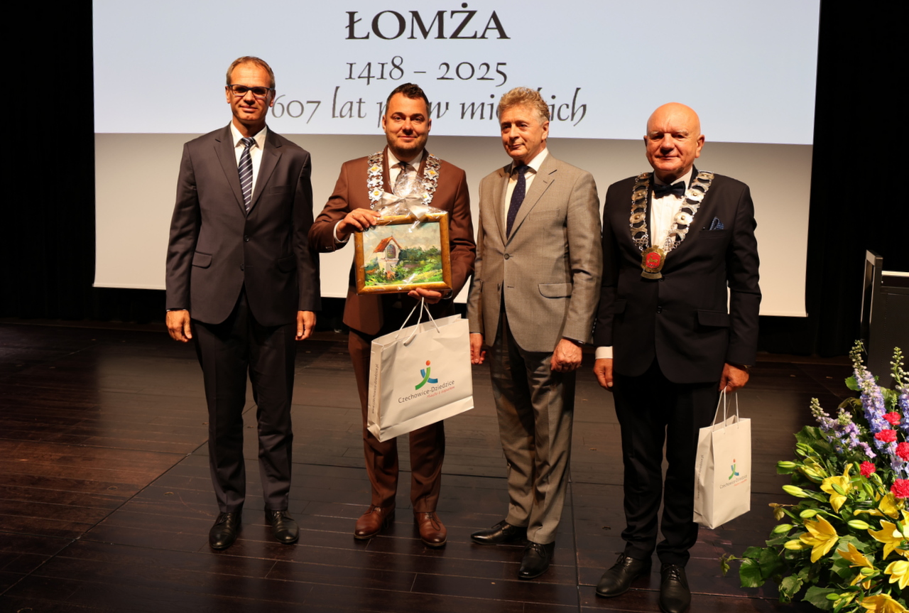 władze Łomży i Czechowic-Dziedzic
