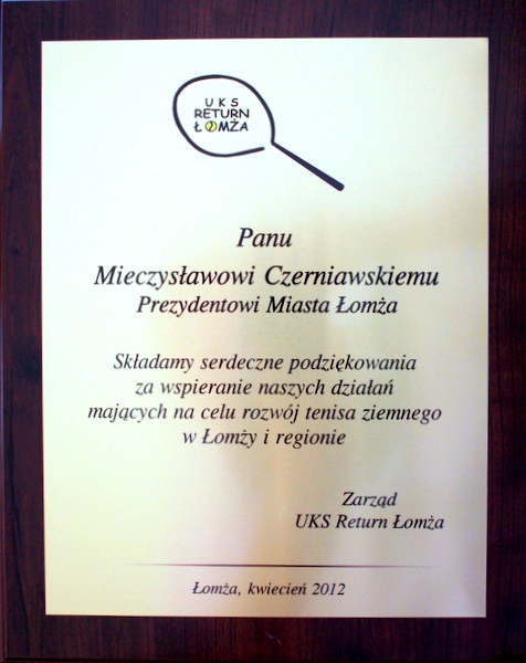 Podziękowania dla Prezydenta