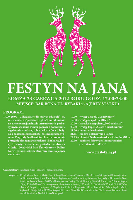 Zaproszenie na Festyn na Jana