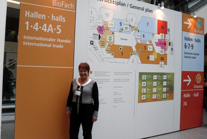 Przedstawicielka Wety na BioFach 2013