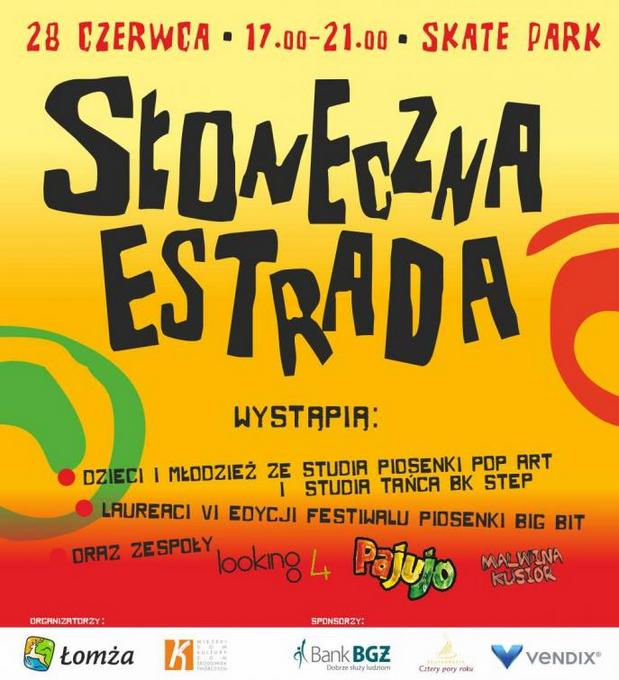 W piątek Słoneczna Estrada na Skate Parku