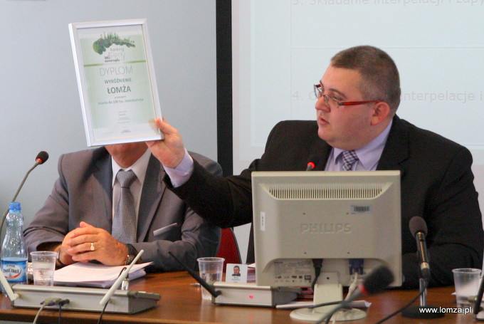 Miasto Łomża wśród Pereł Samorządu 2014