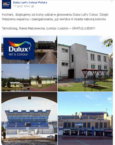 Hala Targowa nabierze kolorów z Dulux Let's Colour