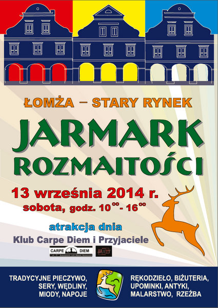 W sobotę zapraszamy na Jarmark Rozmaitości
