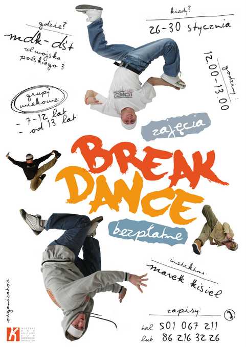 Bezpłatne zajęcia break dance