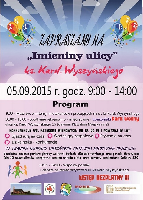 Imieniny ulicy ks. Kard. Wyszyńskiego!