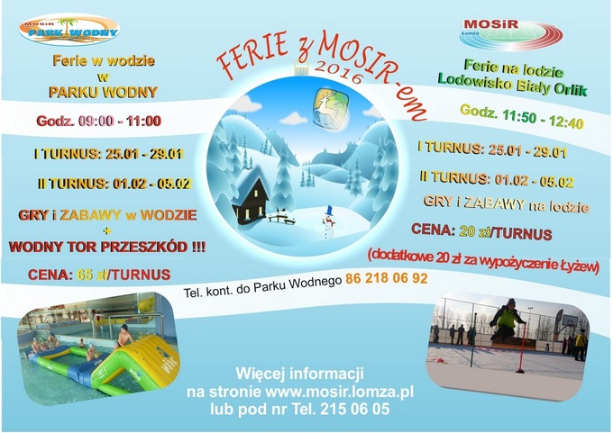 Ferie zimowe z MOSiR