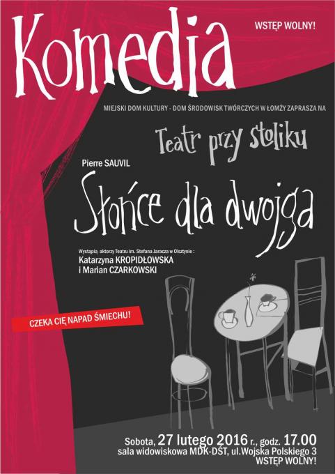 Zaproszenie na komedię teatralną 