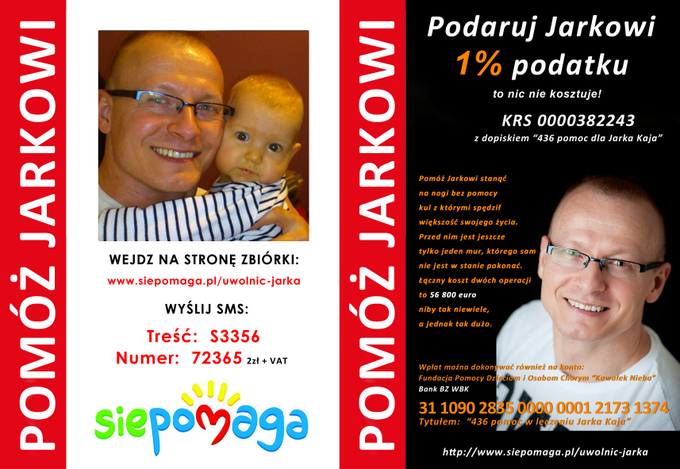 Samorząd Studencki PWSIiP  pomaga Jarkowi Kaji