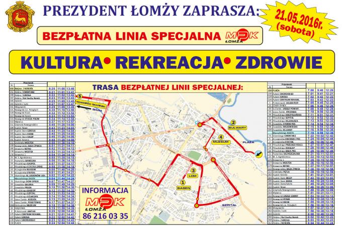 Linia specjalna MPK w najbliższą sobotę bezpłatnie
