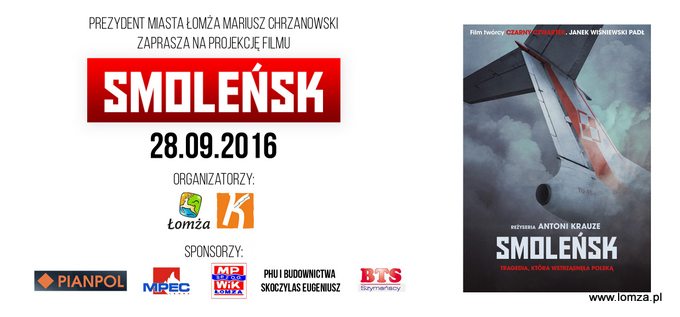 Darmowe wejściówki na film „Smoleńsk”