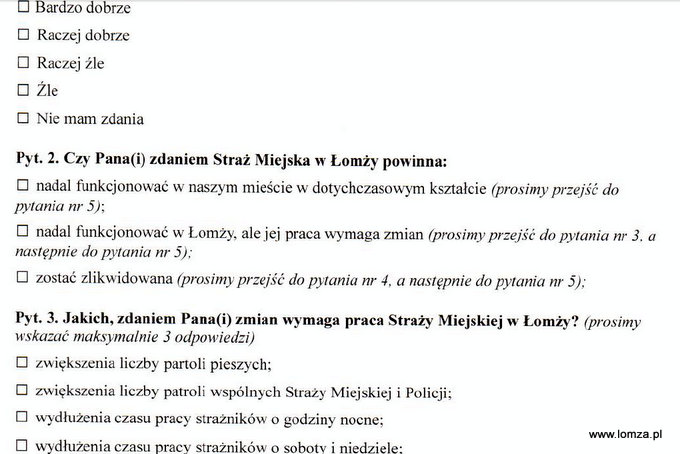 Ostatnie dni konsultacji ws. Straży Miejskiej - zachęcamy do wypełniania ankiet