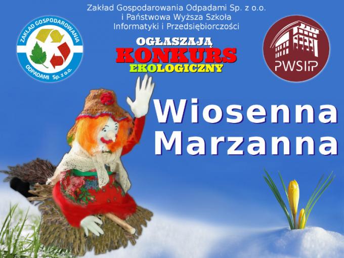 Konkurs Ekologiczny Wiosenna Marzanna