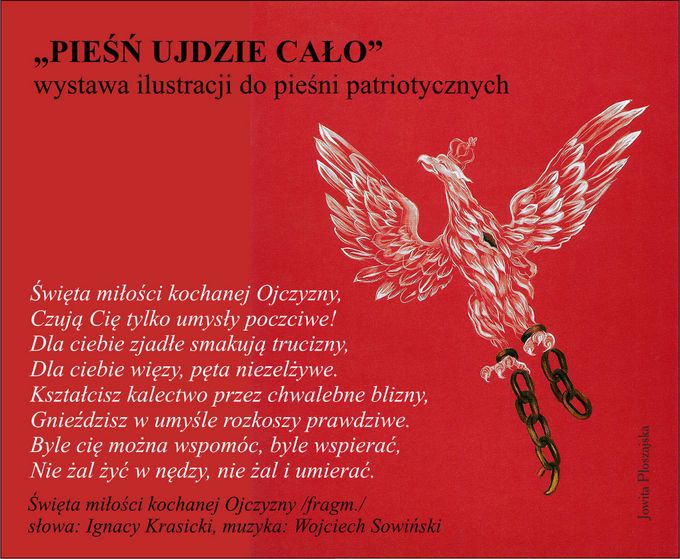 Wystawa ilustracji do pieśni patriotycznych