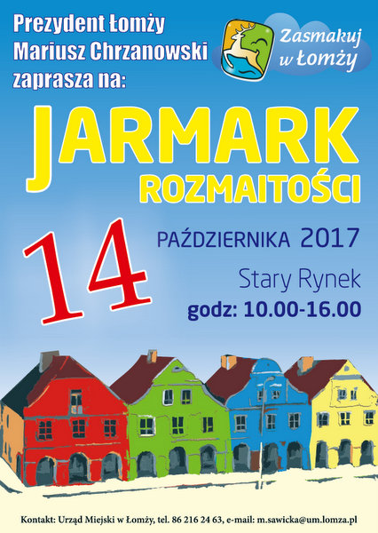 Zapraszamy na Jarmark Rozmaitości