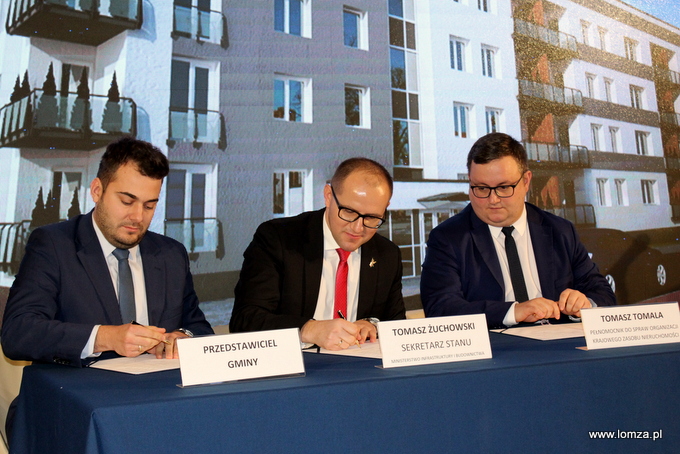 Łomża pierwszym samorządem z porozumieniem na finansowanie programu Mieszkanie Plus