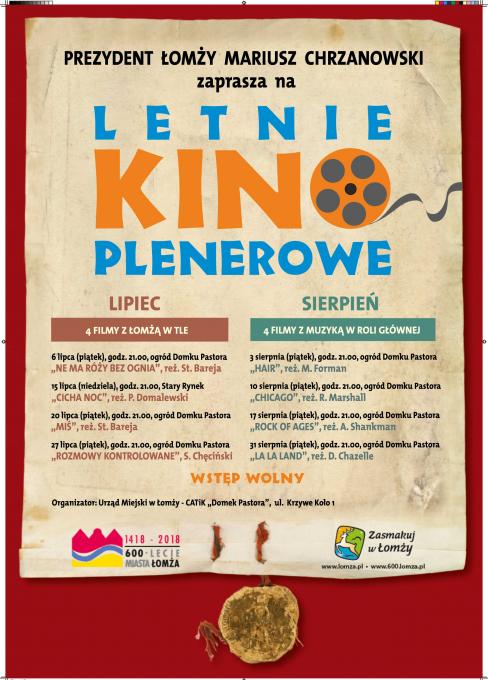 Filmy z muzyką w roli głównej podczas Letniego Kina Plenerowego