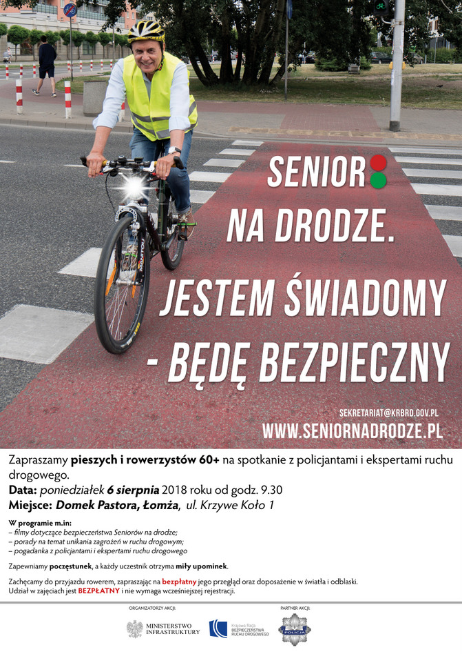 Zapraszamy seniorów na warsztaty z zakresu bezpieczeństwa na drodze