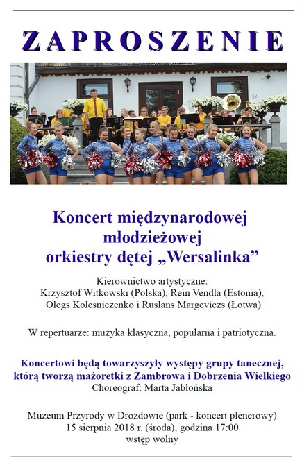 Orkiestra dęta wystąpi w Drozdowie