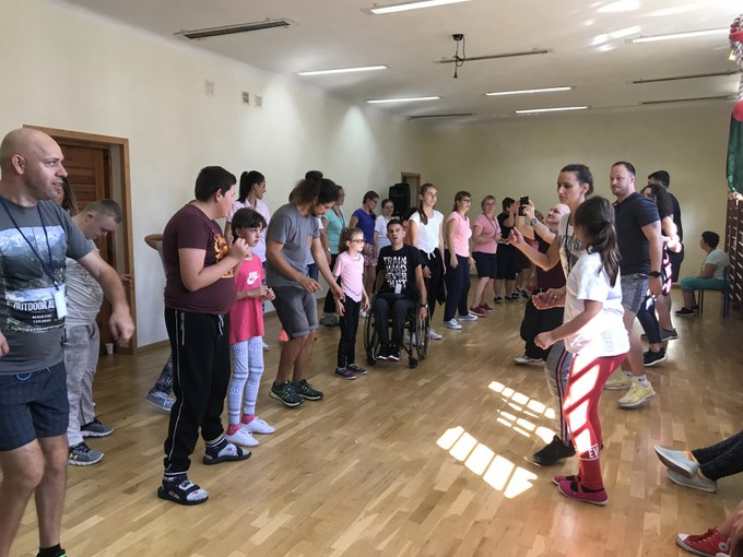 Tańczyli zumbę w Zespole Szkół Specjalnych