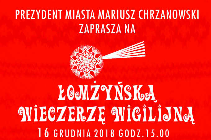 Zapraszamy na Łomżyńską Wieczerzę Wigilijną