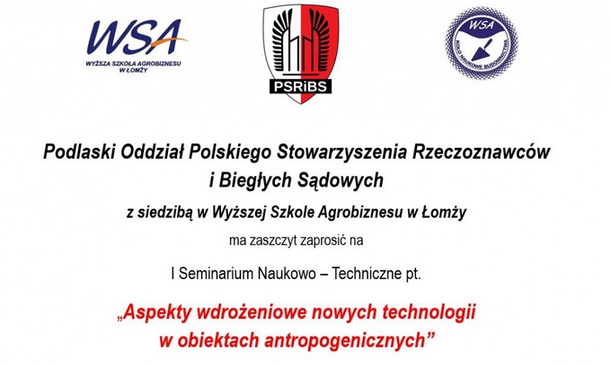 Seminarium rzeczoznawców i biegłych sądowych