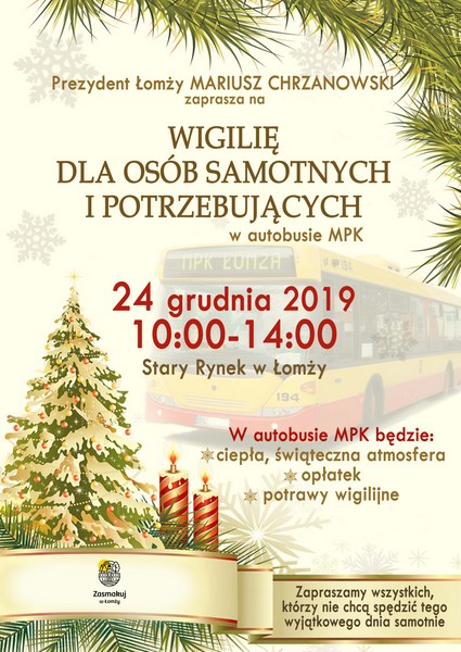 Wigilijne spotkania dla osób samotnych i potrzebujących