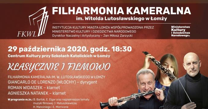 Klasycznie i filmowo u Łomżyńskich Filharmoników