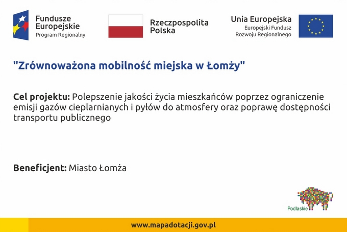 Zrównoważona mobilność miejska w Łomży