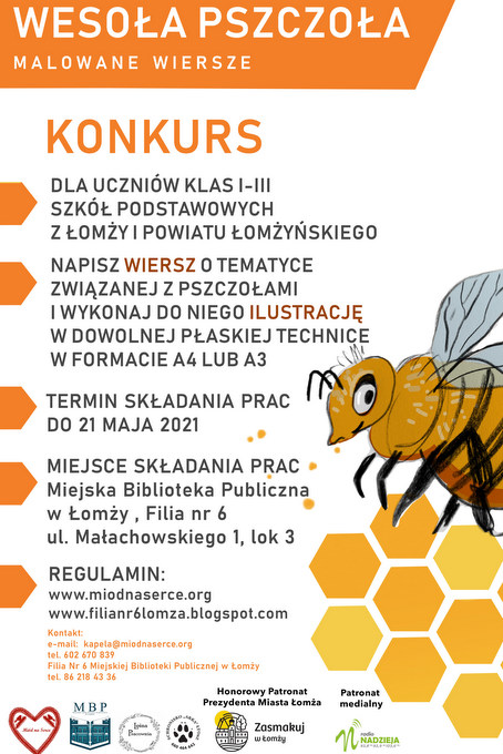 „ Wesoła pszczoła - malowane wiersze
