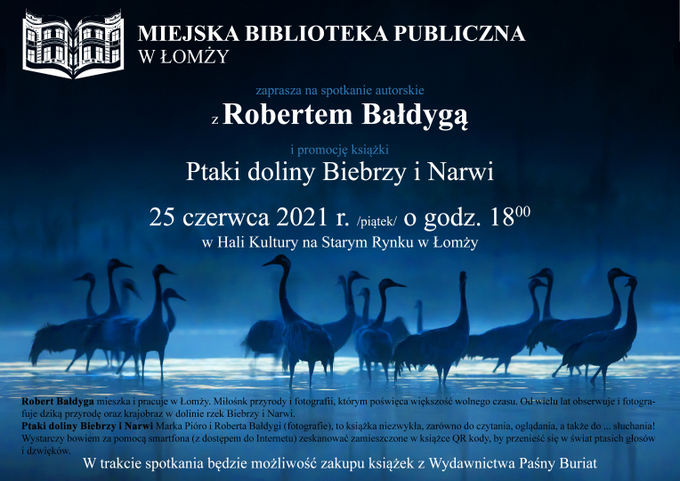 Spotkanie autorskie z Robertem Bałdygą