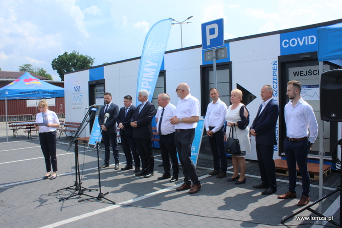 Mobilny Punkt szczepień na łomżyńskim dworcu już działa