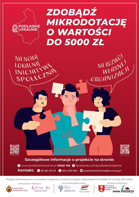 Konkurs na wsparcie inicjatyw lokalnych
