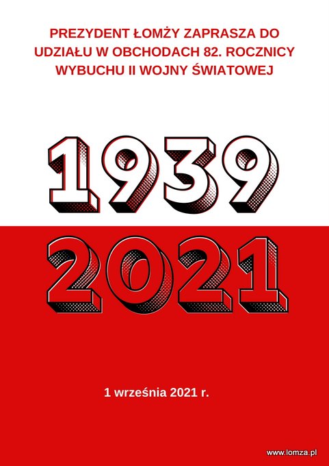 Łomża w 82. rocznicę wybuchu II wojny światowej