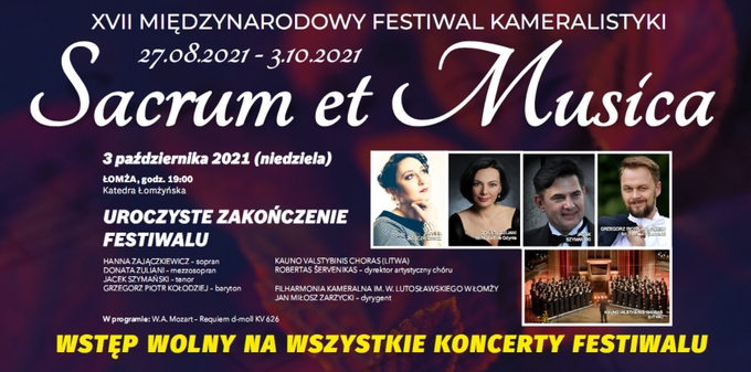 Uroczyste zakończenie festiwalu Sacrum et Musica