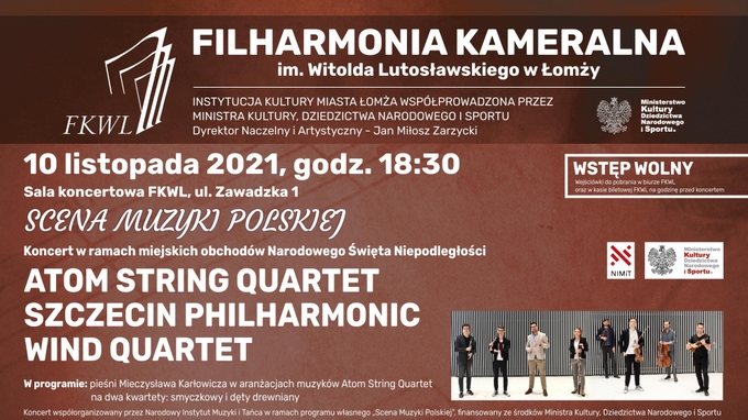Kolejna odsłona Sceny Muzyki Polskiej w Filharmonii Kameralnej w Łomży