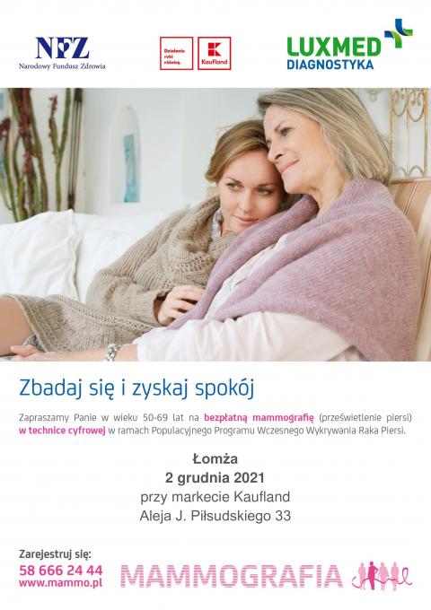 Mobilny mammograf ponownie zawita do Łomży