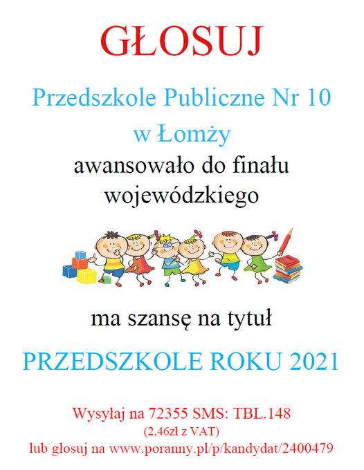 Zagłosuj na 