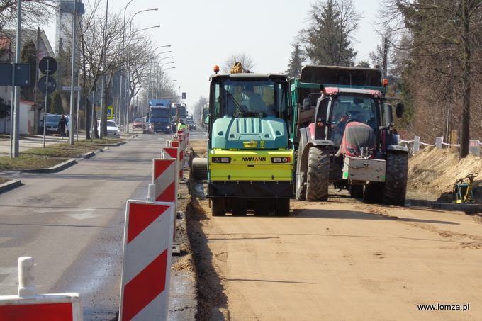 Łomżyńskie ulice są modernizowane