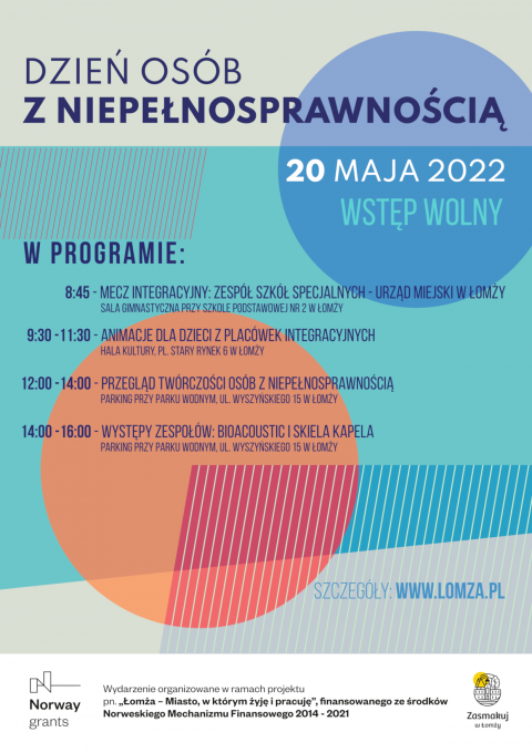 Zapraszamy na Dzień Osób z Niepełnosprawnością - Join us for the Day of People with Disabilities