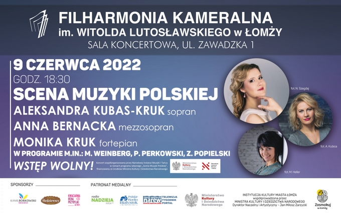 Kolejna odsłona Sceny Muzyki Polskiej w Filharmonii Kameralnej w Łomży