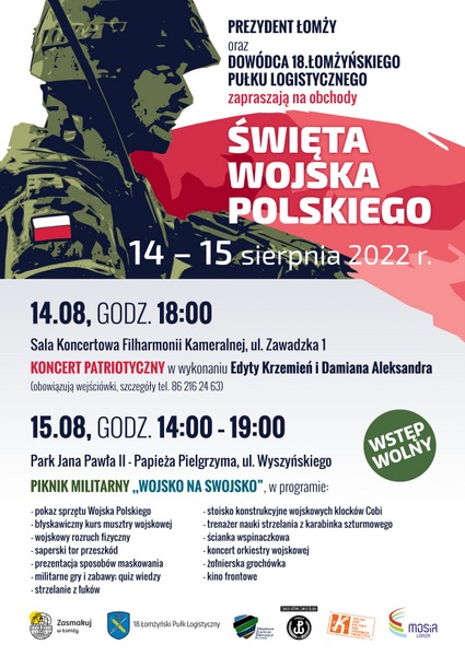 Koncert i piknik na Święto Wojska Polskiego